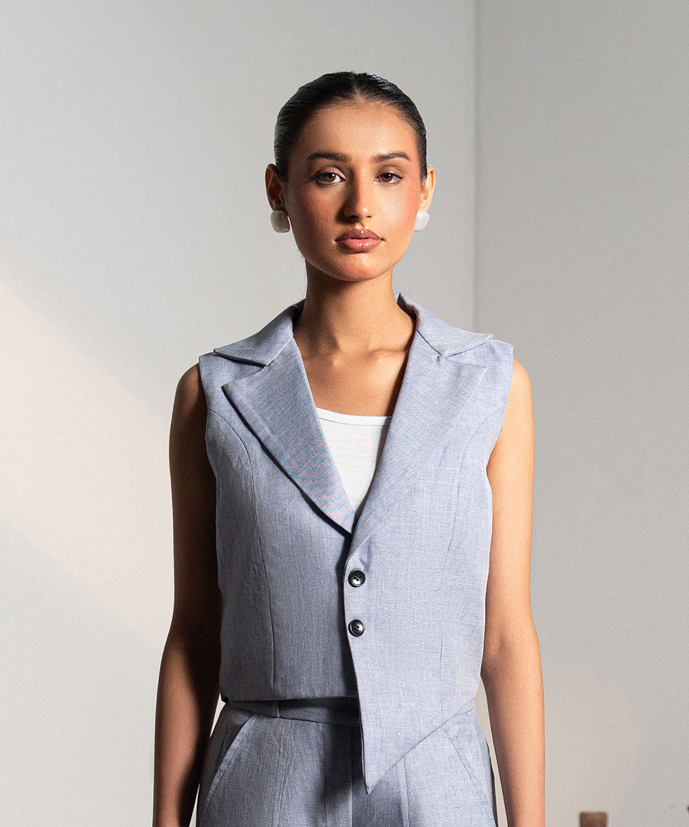 Asymmetric Waistcoat - Halo Retail
