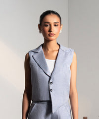 Asymmetric Waistcoat - Halo Retail