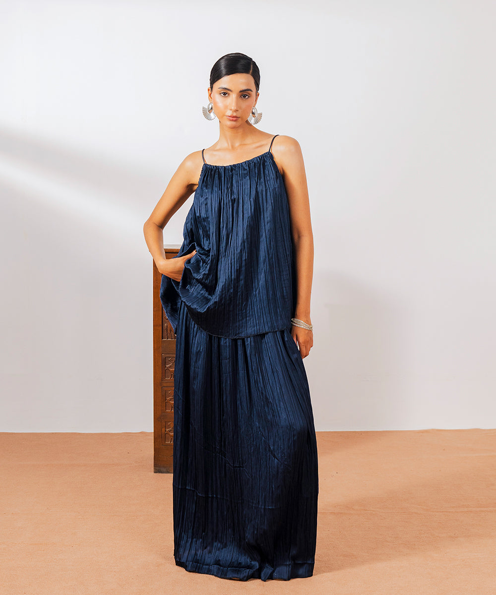 Blue Spaghetti Top - Halo Retail