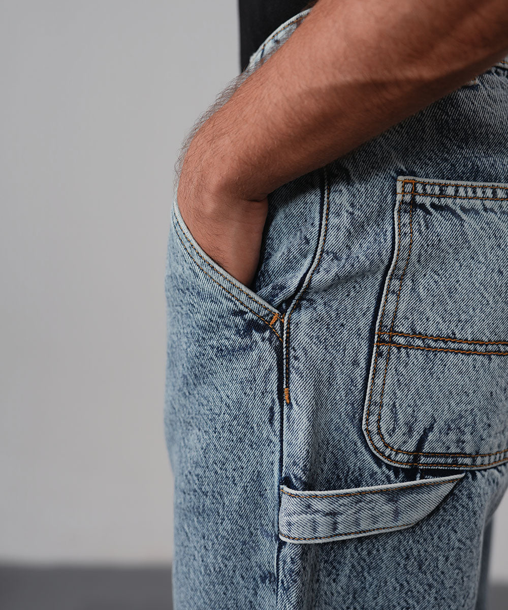 Stone Wash Pants