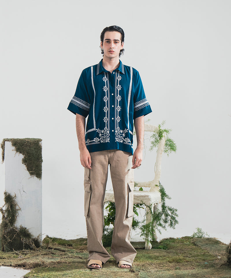 Embroidered Heritage Shirt - Halo Retail