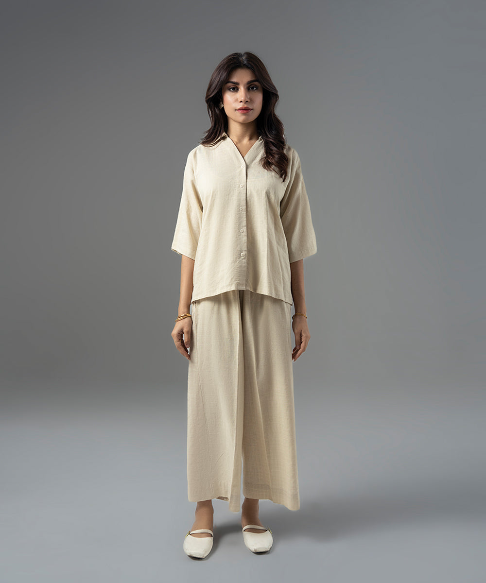 Textured Neutral Shirt - Halo Retail