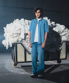 Denim Button Down Shirt - Halo Retail