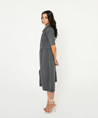 Charcoal Denim Dress - Halo Retail