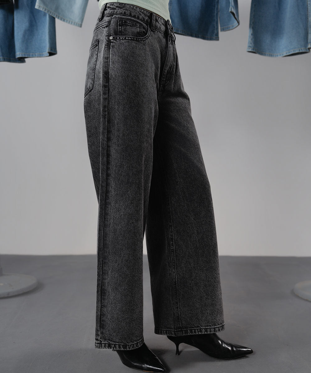 Relaxed Charcoal Denim