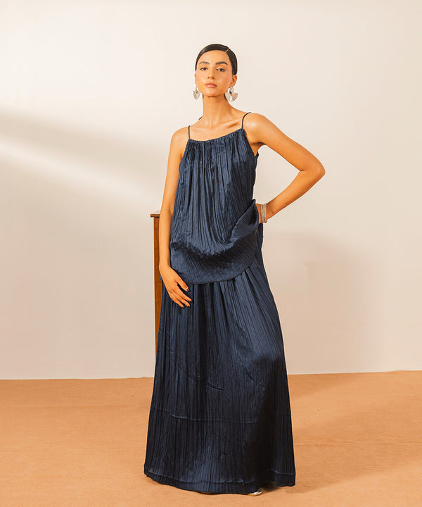 Blue Spaghetti Top