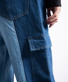 Two - Tone Cargo Pants - Halo Retail