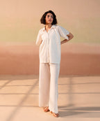 Chikan Kari Wide Leg Trousers - Halo Retail