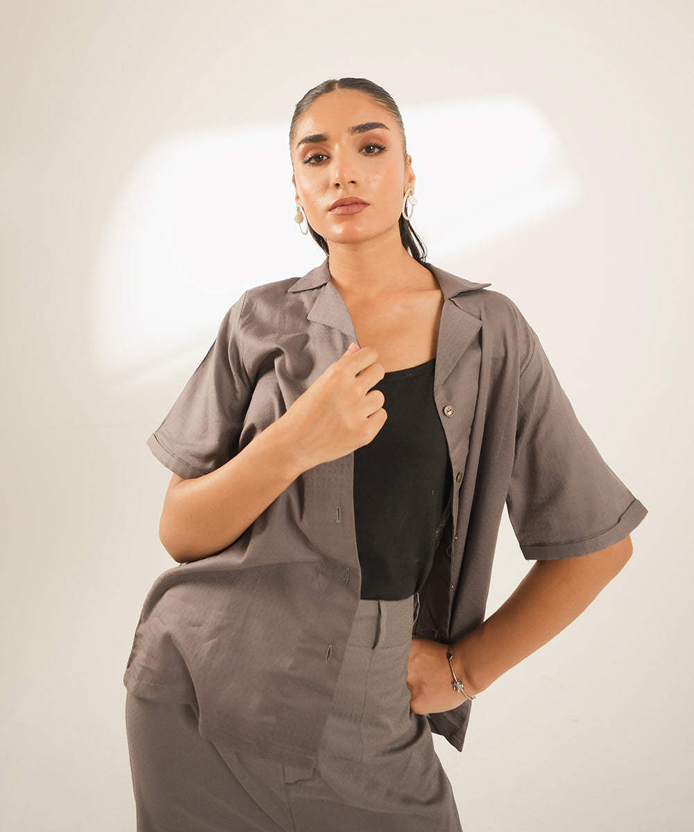 Textured Jacquard Top - Halo Retail