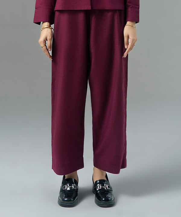 Textured Jacquard Pants