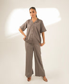 Textured Jacquard Pants - Halo Retail