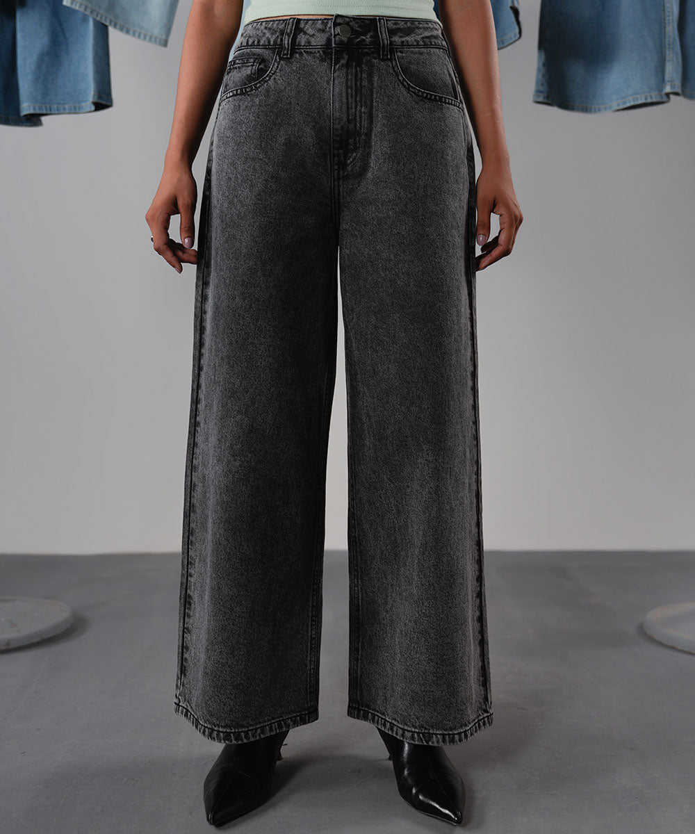 Relaxed Charcoal Denim