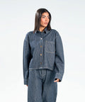 Indigo Pinstripe Shirt