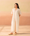 White Chikan Kari Tunic - Halo Retail