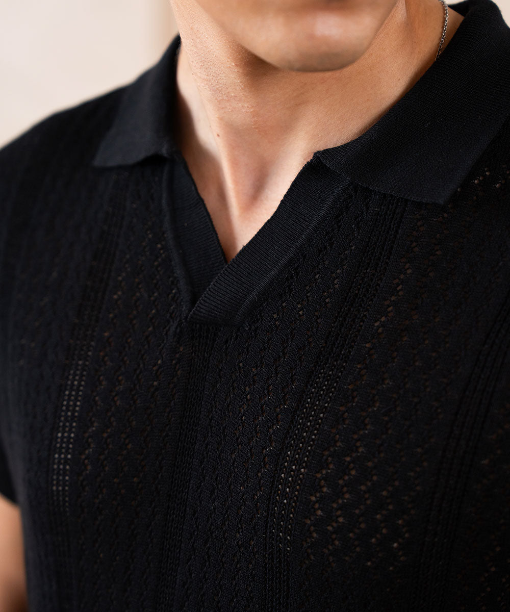 Phantom Knit Polo - Halo Retail