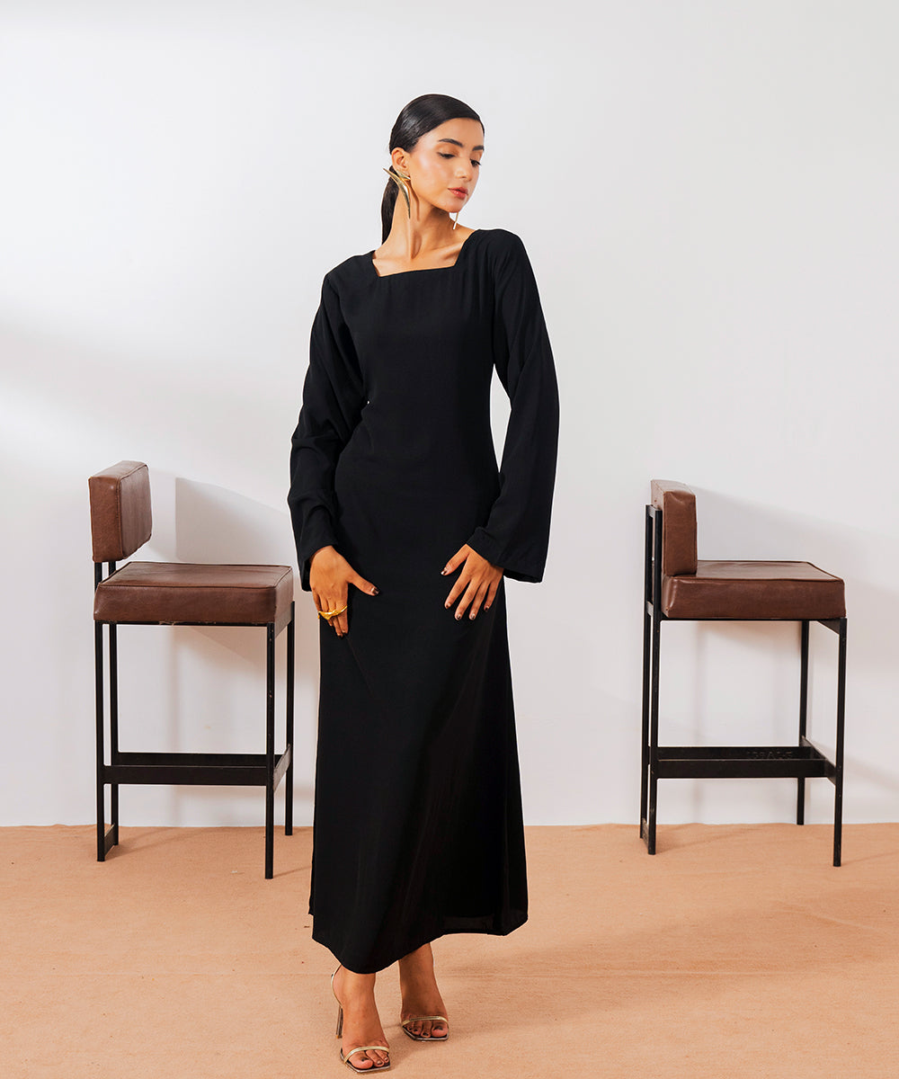 Drawstring Detail Dress - Halo Retail