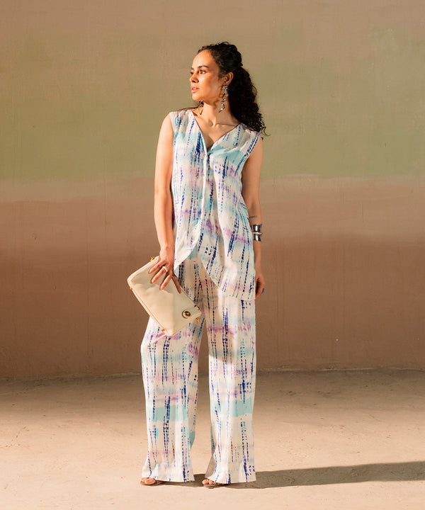 Printed Sleeveless Top - Halo Retail