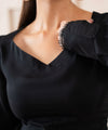 Midnight Sculpted Top - Halo Retail