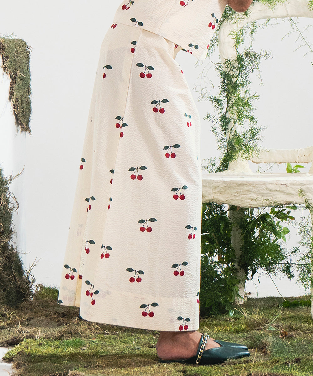 Printed Cherry Skirt - Halo Retail