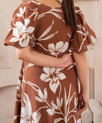 Cocoa Bloom Dress - Halo Retail