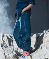 Side Pocket Denim Pants - Halo Retail
