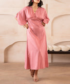 Rose Silk Muse Dress - Halo Retail