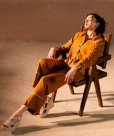 Caramel Striped Button Down shirt - Halo Retail