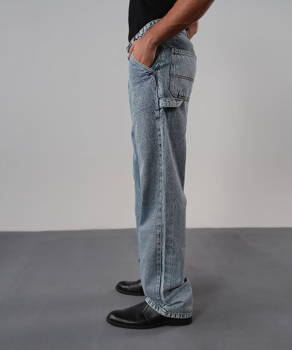 Stone Wash Pants