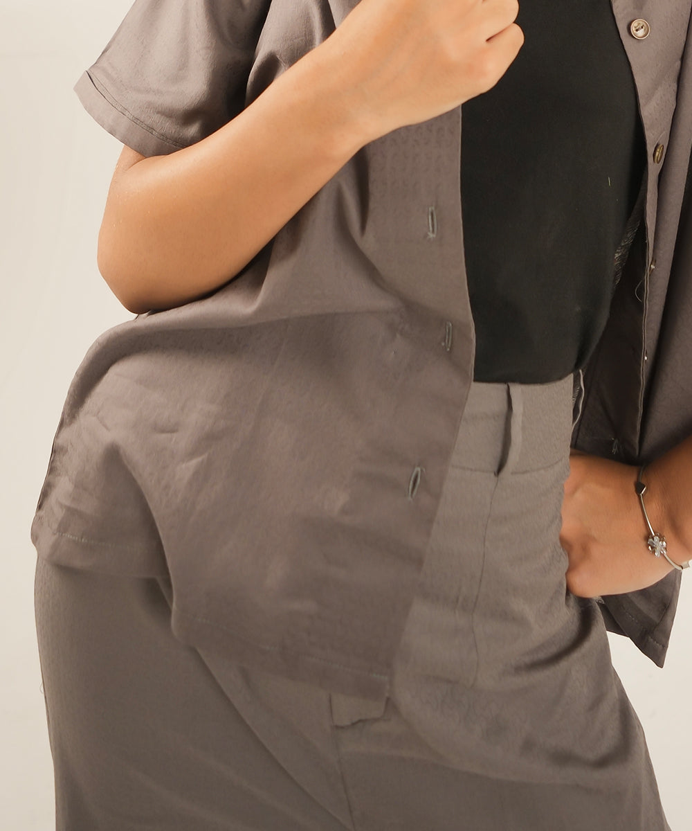 Textured Jacquard Pants - Halo Retail