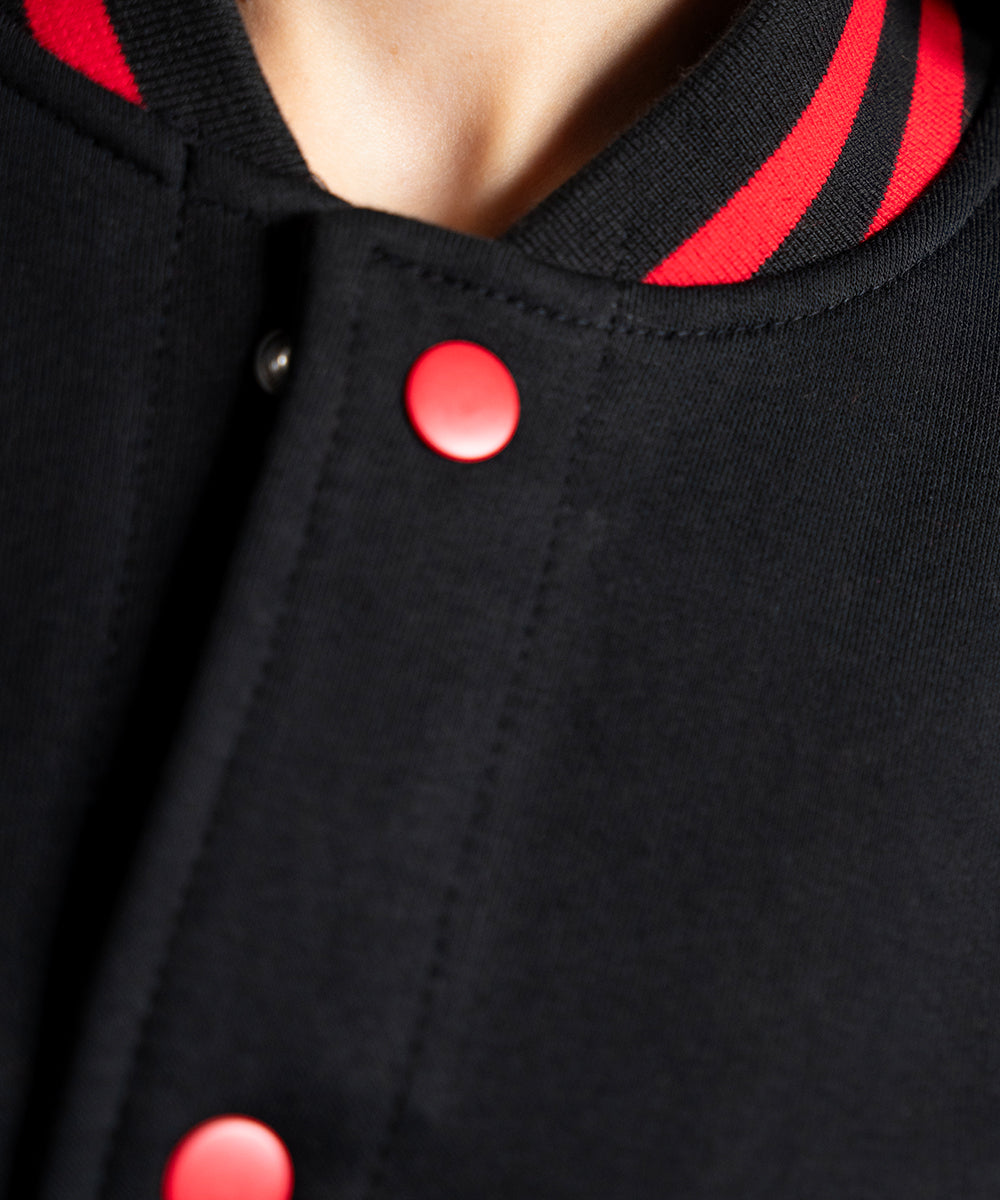 Red & Black Varsity Jacket