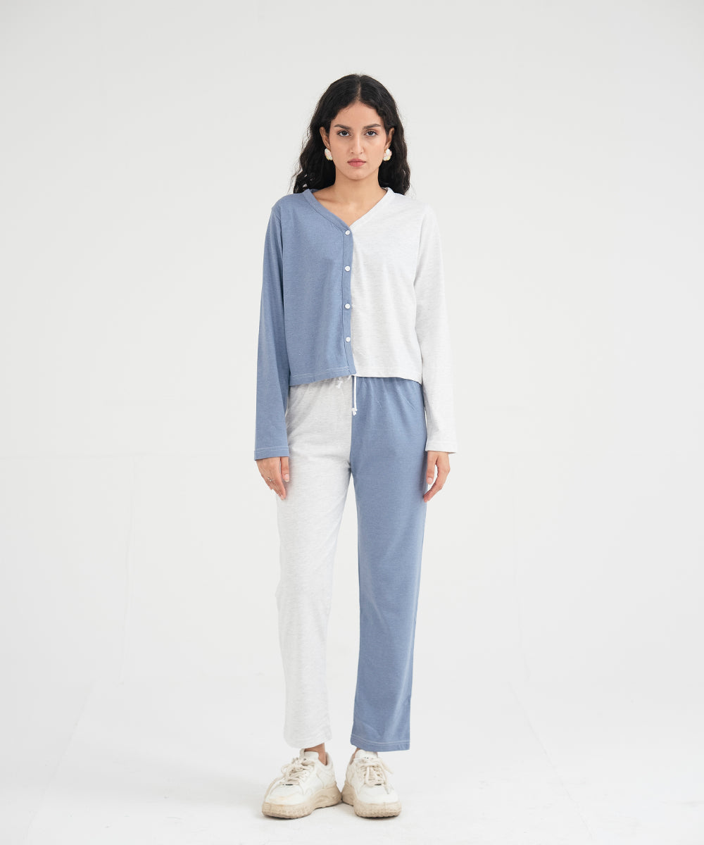 Fitted Color Block Top - Halo Retail