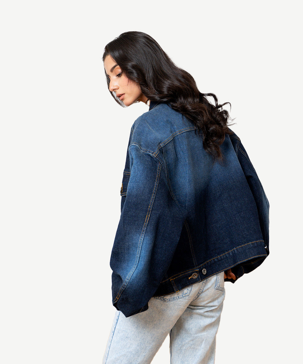 Dark Blue Denim Jacket