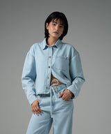 Light Wash Oversized Top