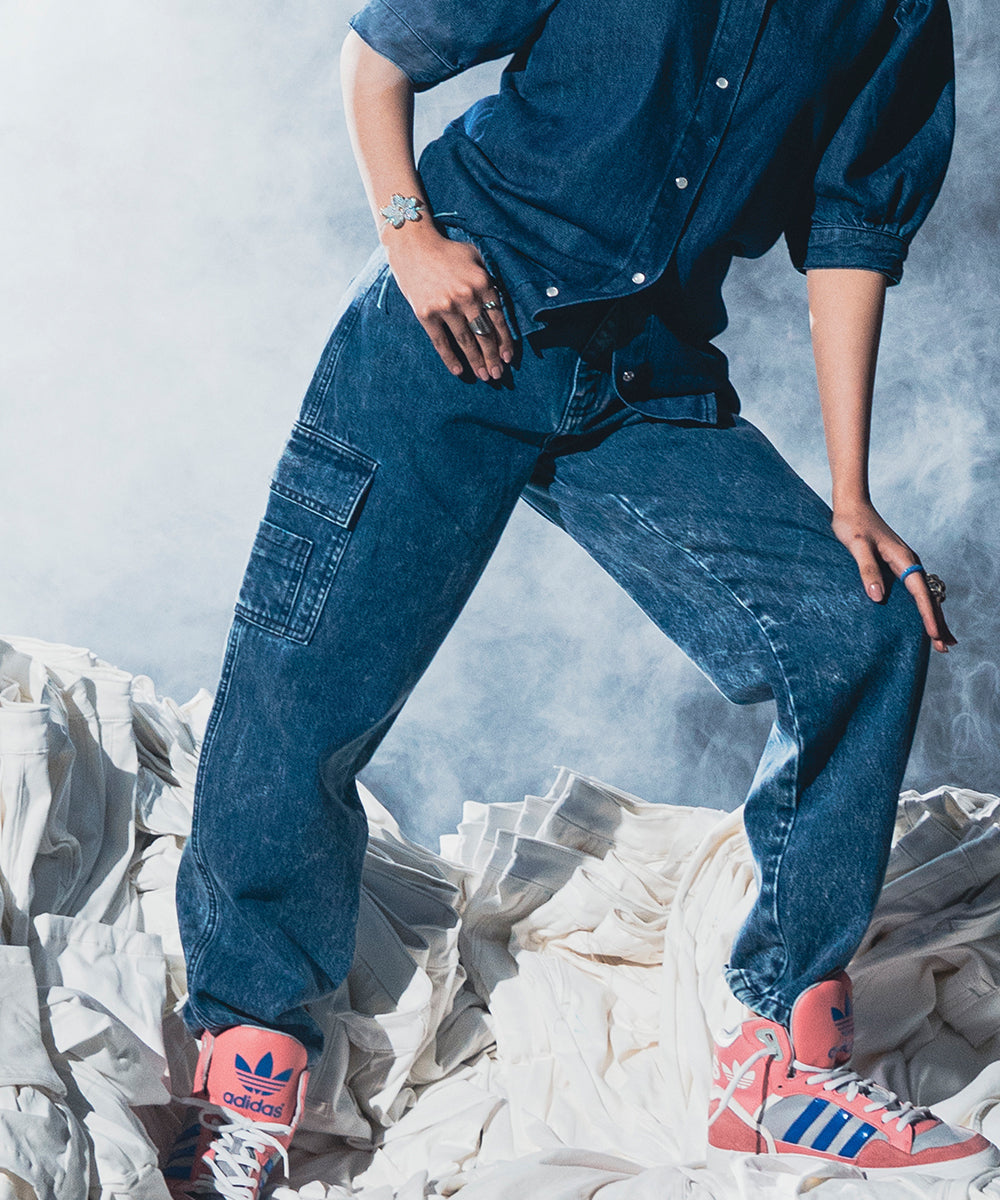 Side Pocket Denim Pants - Halo Retail