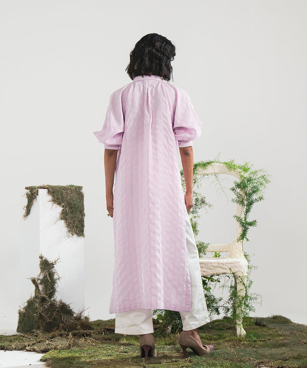 Stripped Lilac Raglan Dress - Halo Retail