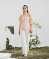 Eyelet Chikan Kari Top - Halo Retail