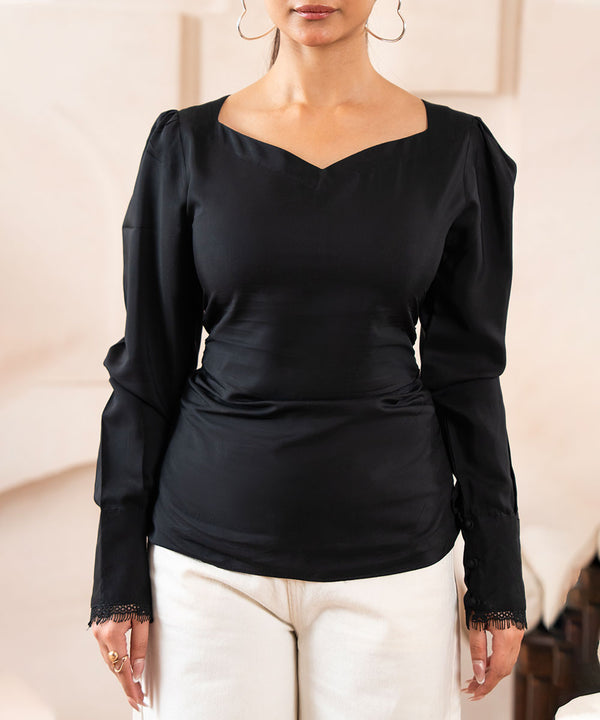 Midnight Sculpted Top - Halo Retail