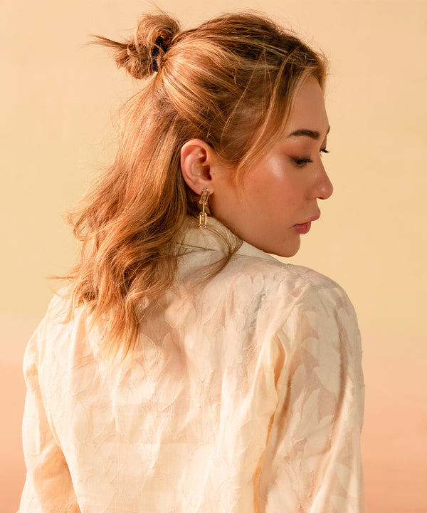 Floral Textured Top - Halo Retail
