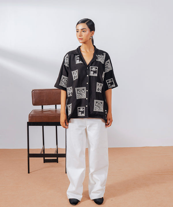 Soft Collar Cuban Top