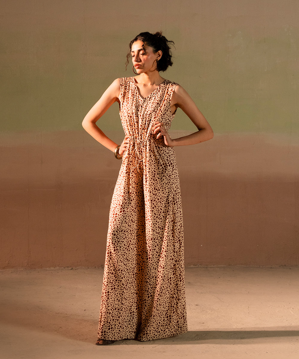 Printed Jumpsuit - Halo Retail