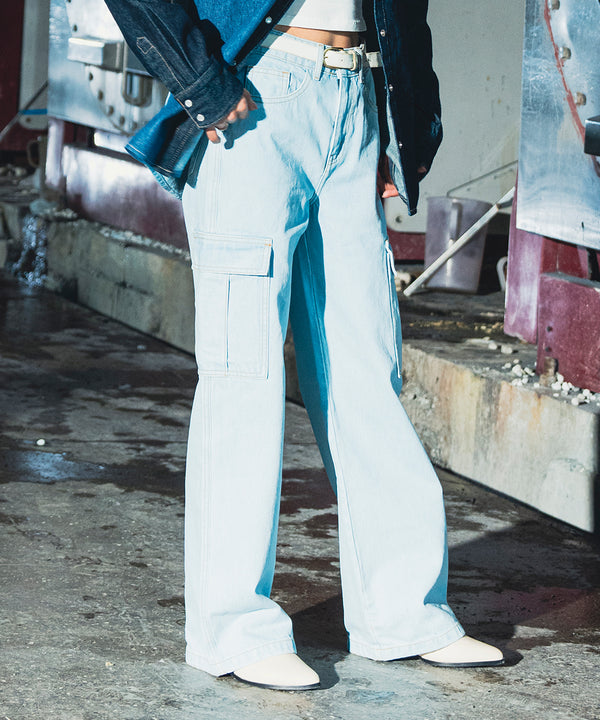 Sky Blue Cargo Pants - Halo Retail