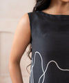 Line Art Slate Dress - Halo Retail