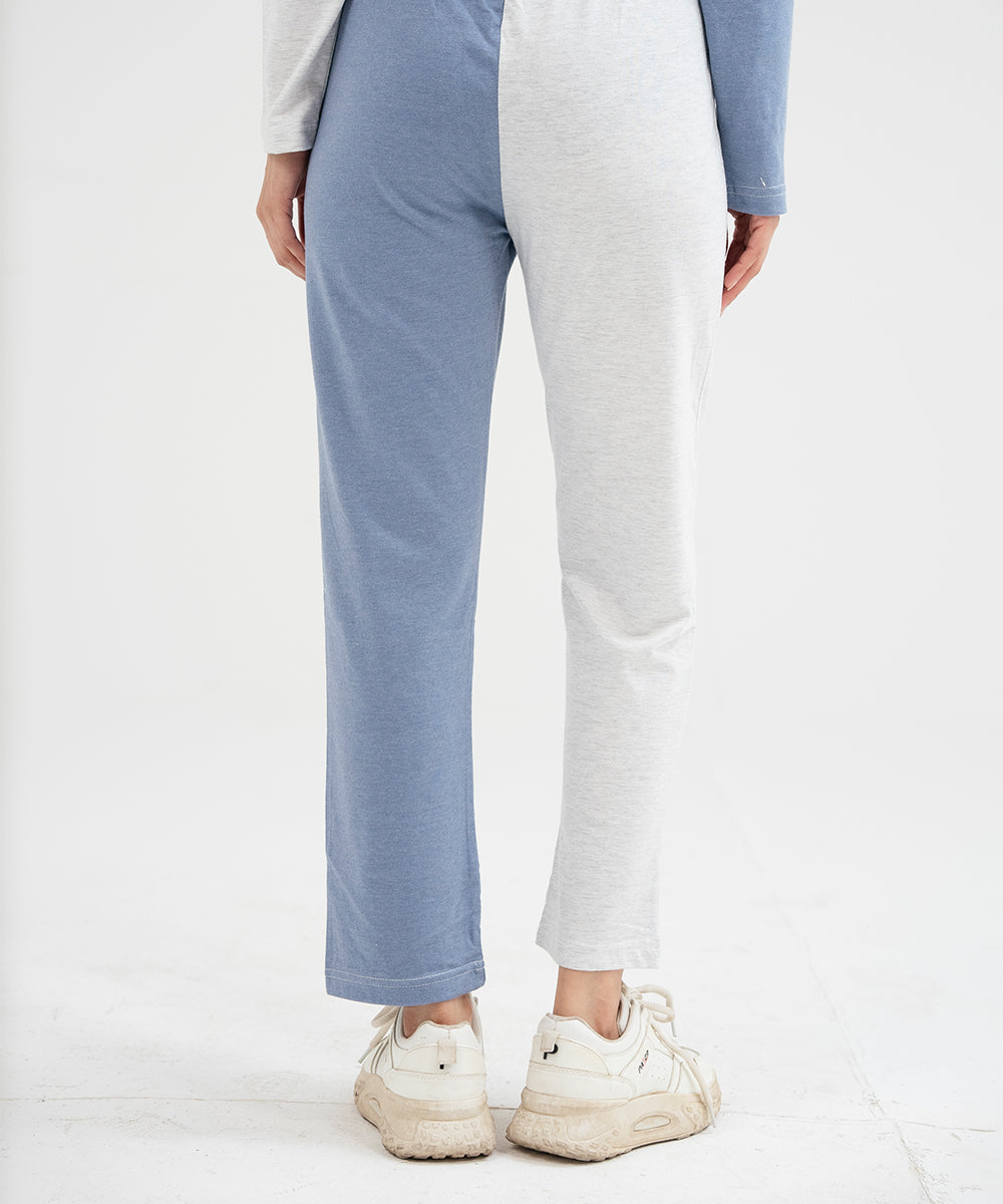 Slim Fit Color Block Trouser