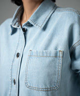 Light Wash Oversized Top