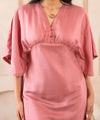 Rose Silk Muse Dress - Halo Retail