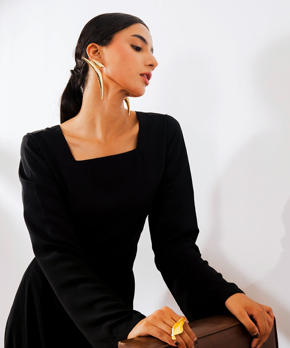 Drawstring Detail Dress - Halo Retail