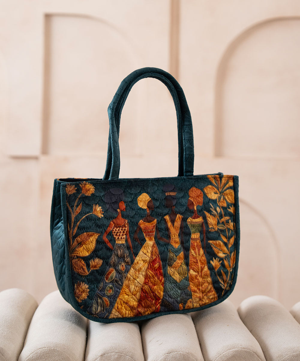 Artisan Quilted Tote Bag