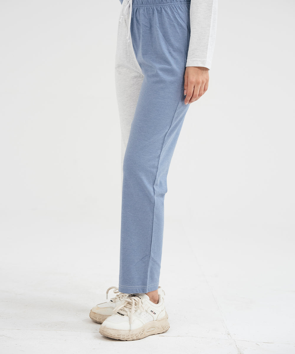 Slim Fit Color Block Trouser