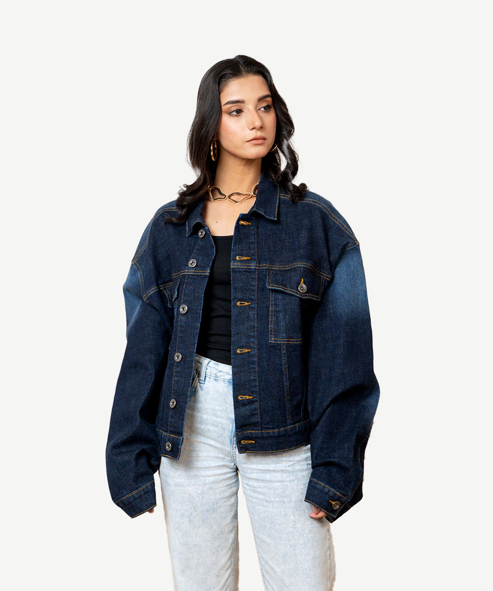 Dark Blue Denim Jacket