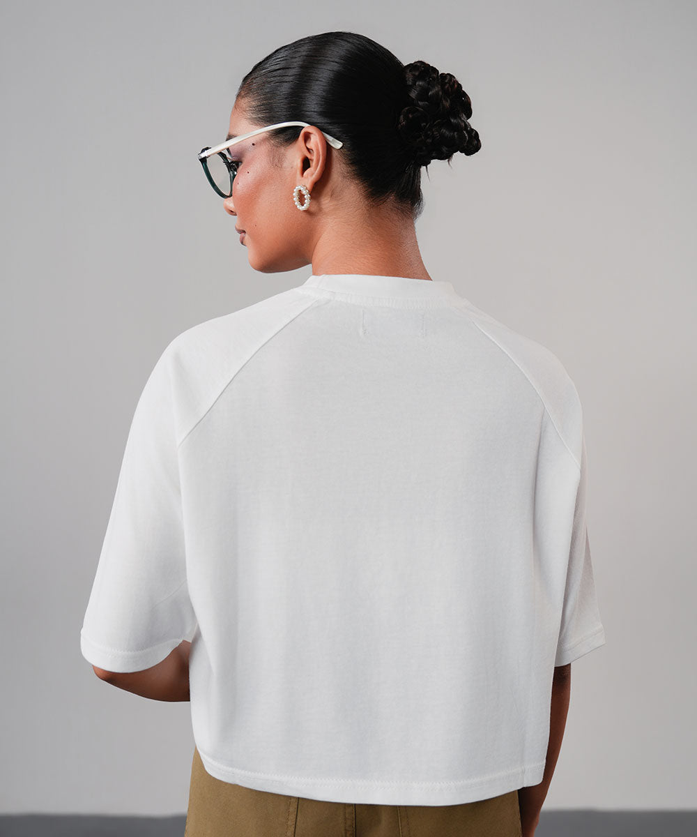 Coffee Plantation White Tee